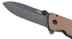 Columbia River Squid XM 2.95" Folding Drop Point Plain Stonewashed D2 Brown G10/SS Frame Lock Knife — view 3