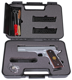 Iver Johnson Arms Eagle Gen2 HC Government 45 ACP 5" 8+1 Semi-Auto Pistol - Satin Hard Chrome — view 3