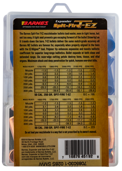 Barnes Bullets Spit-Fire T-EZ Muzzleloader 50 Cal 290gr 24/Box — view 3