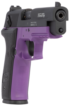 GSG FireFly 22 LR 4" 10+1 DA/SA Semi-Auto Pistol - Purple Frame, Black Slide — view 3