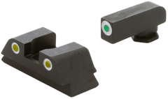 Ameriglo GL431 Classic Tritium Sight Set for Glock 42/43/43X/48 - Green Front / Yellow Rear — view 3