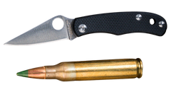 Spyderco Bug 1.27" Satin 12C27 Sandvik Plain Edge Black G10 Slipjoint Folding Knife — view 3