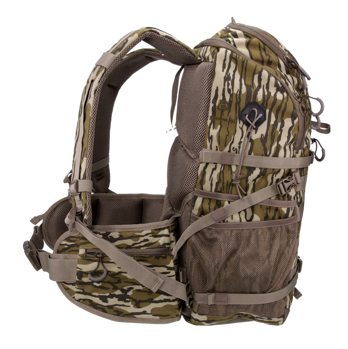 Muddy Pro 1500 Hunting Pack Mossy Oak Bottomland Polyester — view 3