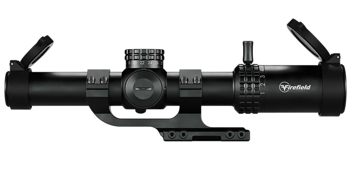 Firefield RapidStrike 1-10x24mm LPVO 30mm Tube Illuminated CR1 Reticle Rifle Scope - Matte Black — view 3