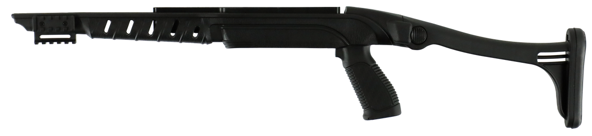 ProMag PM278 Tactical Folding Stock Black Polymer w/ Pistol Grip for Remington 597 — view 3