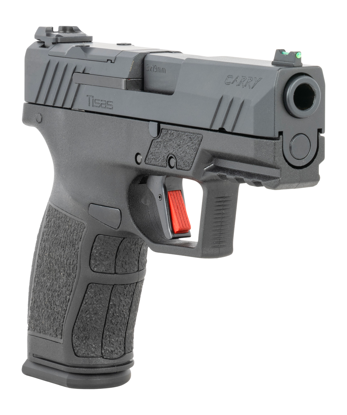 Tisas Arms PX-9 Carry 9mm Luger 3.50" 15+1 Semi-Auto Pistol - Black Polymer, Optic Ready — view 3