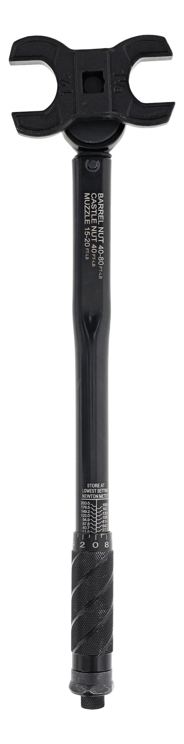Wheeler Delta Series Barrel Nut Crowfoot Wrench 1-1/8" & 1-1/4" Black Steel - AR-15/LR-308 — view 3
