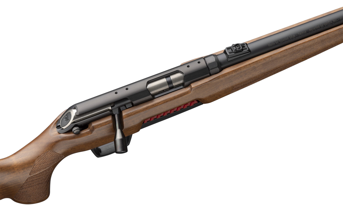 Winchester Guns Xpert Sporter SR 22 LR 16.5" 10+1 Bolt Action Rifle - Threaded Barrel - Satin Walnut Stock — view 3