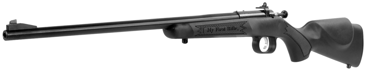 Crickett KSA2280 Youth 22 WMR 16.12" 1-Rd Bolt Action Rifle - Black Synthetic Stock — view 3
