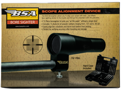 BSA BS30 Bore Sight Kit Pistol/Rifle Multi-Caliber .177-.50 15 Arbors Hard Case — view 3