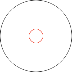 Trijicon MRO HD 1x25mm 2 MOA Red Dot / 68 MOA Circle Reflex Sight - Lower 1/3 Cowitness — view 3