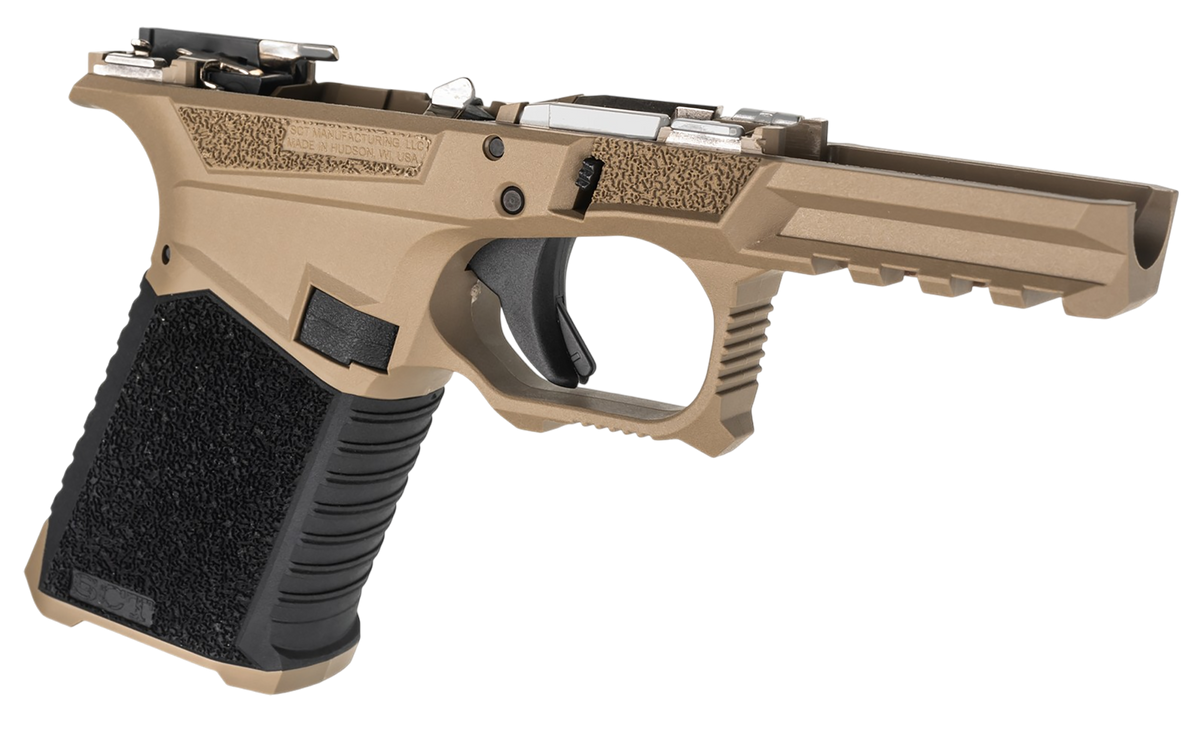 SCT Manufacturing SCT-19 Full Size 9mm Luger Black/FDE Polymer Frame — view 3