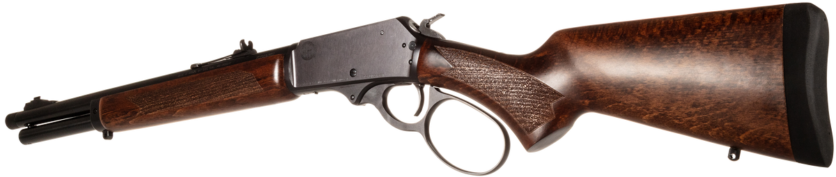 Rossi R95 Trapper 45-70 Gov 5+1 16.5" Lever Action Rifle - Threaded Black Oxide/Hardwood — view 3