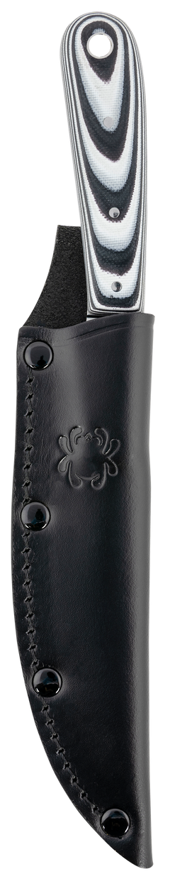 Spyderco Bow River 4.36" Fixed Drop Point 8Cr13MoV Plain Edge G10 Black/Gray — view 3