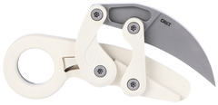 Columbia River CRKT 4041S Provoke 2.47" Folding Karambit Plain Stonewashed AUS-8A SS Blade Gray Grivory Handle — view 3