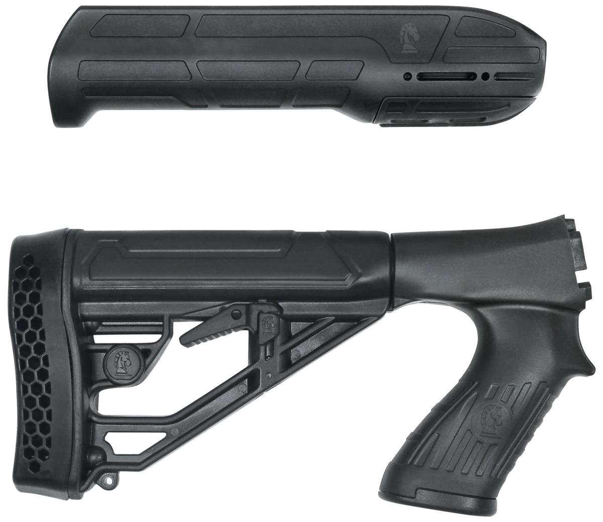 Adaptive Tactical EX Performance Stock & Forend Black Synthetic - Remington 870 12 Gauge — view 3
