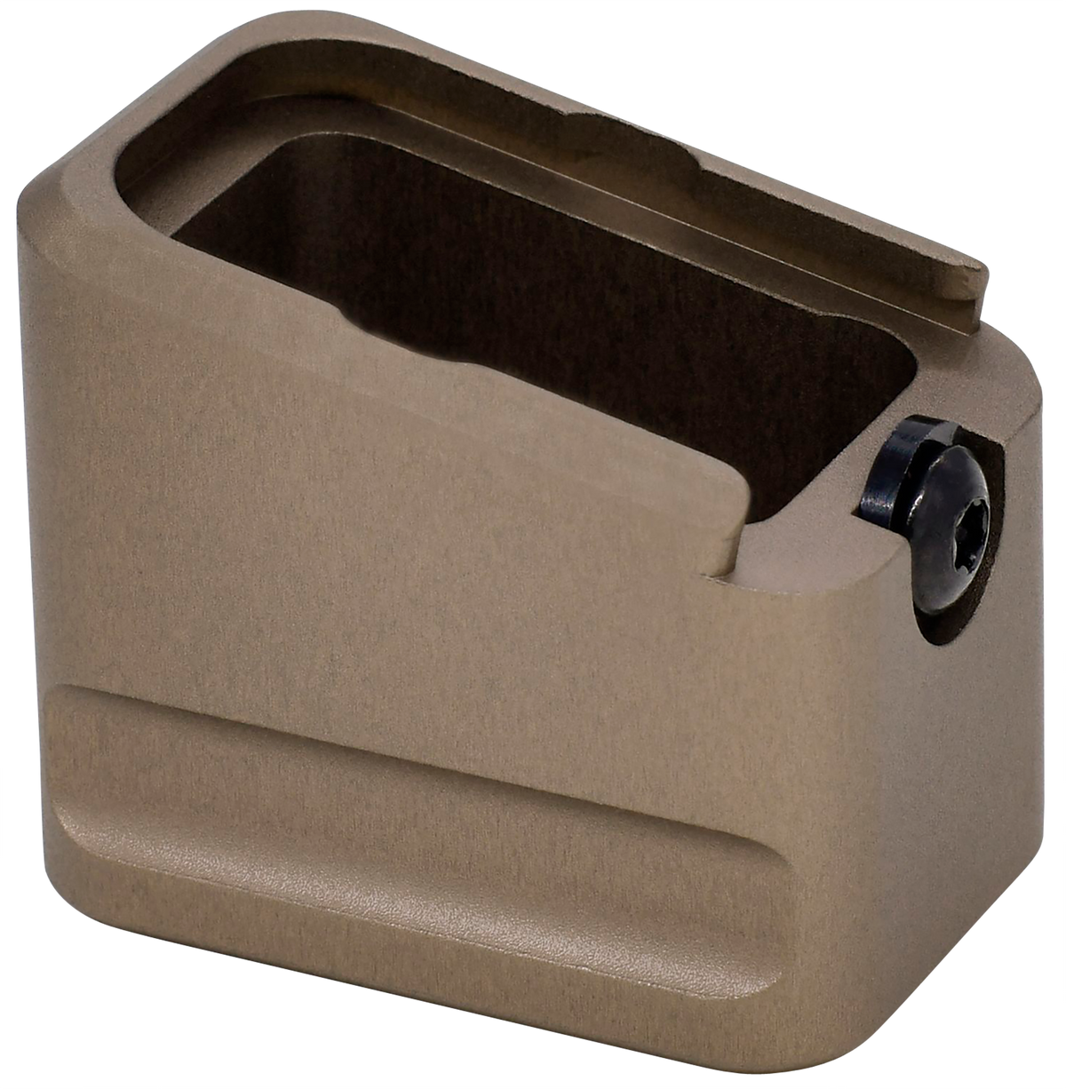Warne 3113 Magazine Extension Glock 17/22 9mm Luger/.40 S&W +5/+4 Rd Flat Dark Earth — view 3