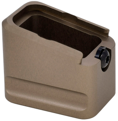 Warne 3113 Magazine Extension Glock 17/22 9mm Luger/.40 S&W +5/+4 Rd Flat Dark Earth — view 3