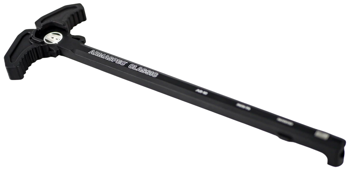 Armaspec Classic Charging Handle AR-10 Black Aluminum Ambidextrous — view 3
