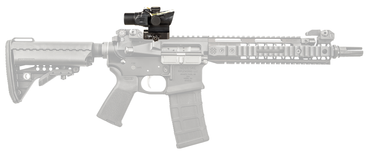 Trijicon ACOG TA44 1.5x16mm Red Circle w/Dot Riflescope - Matte Black Anodized — view 3