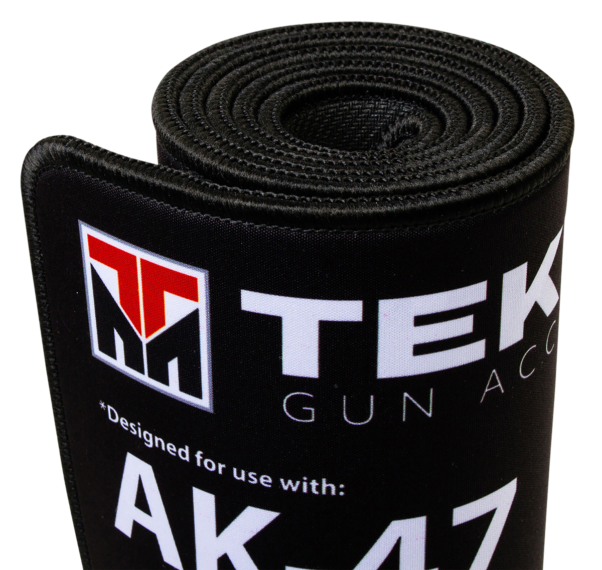 TekMat AK-47 Cleaning Mat 12"x36" Rubber Black/White with Parts Diagram — view 3