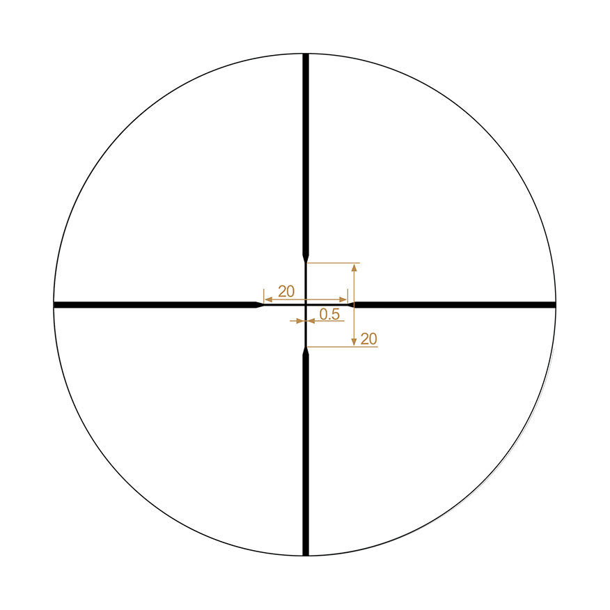 Riton Optics 3 Primal 4-16x44mm 30mm Tube Thick Duplex Rifle Scope — view 3