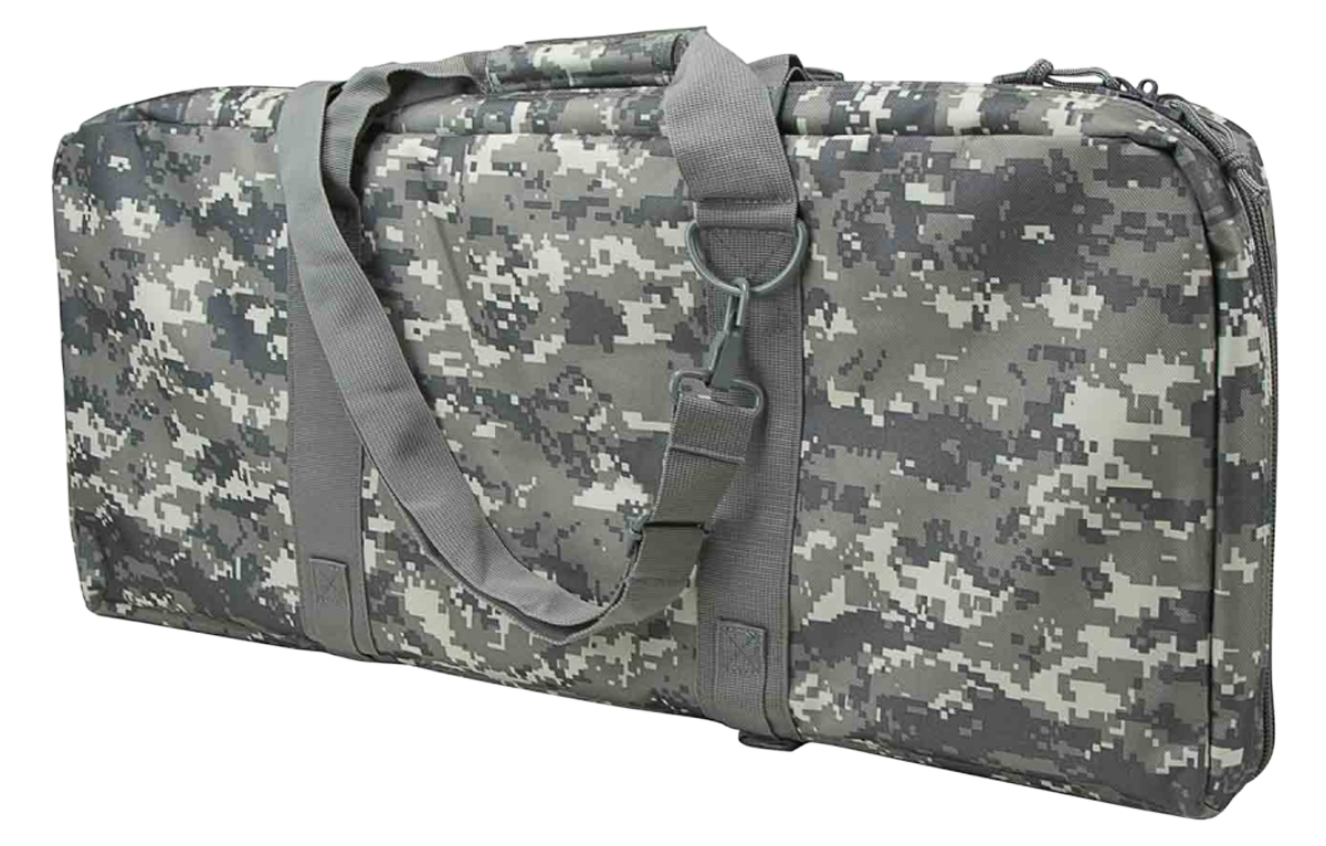 NcSTAR CVCPD2962D28 VISM Deluxe SubGun 28" Digital Camo Double Pistol Case — view 3