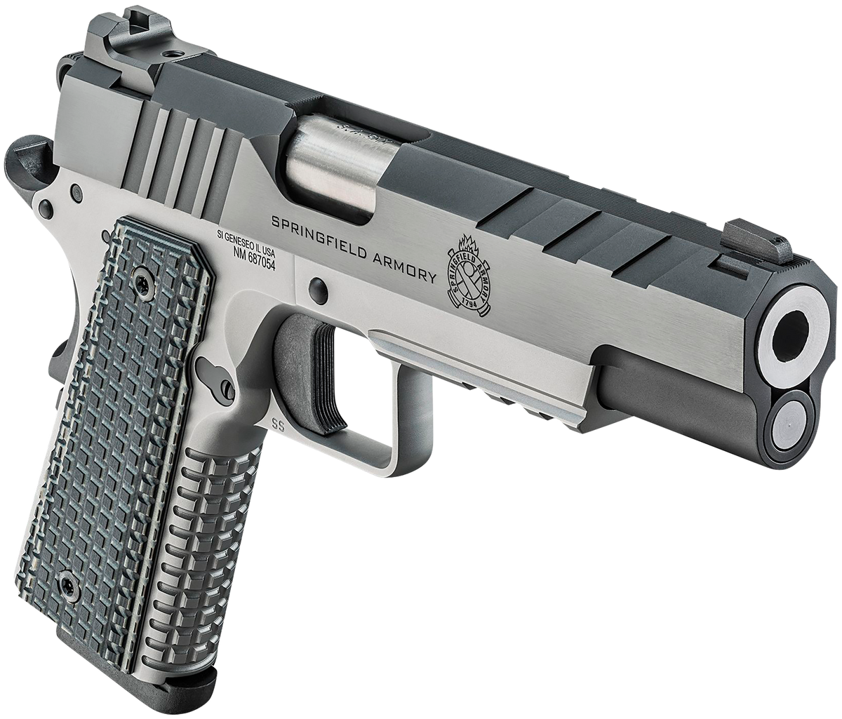 Springfield Armory 1911 Emissary 9mm Luger 5" 9+1 Semi-Auto Pistol - Blued/Stainless — view 3