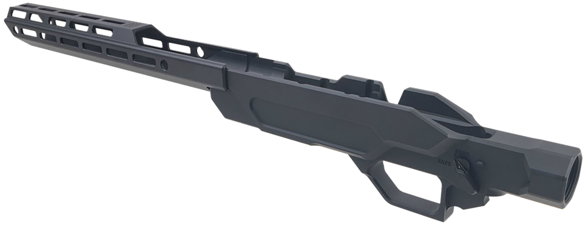 Sharps Bros Heatseeker SBC08 Chassis Stock - Ruger Precision Rimfire 14" M-LOK Matte Black Cerakote 6061-T6 Aluminum — view 3