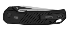 Kershaw Launch 23 3.30" Folding Trailing Point Plain Black Cerakote/Satin CPM-154 Aluminum Handle Automatic — view 3