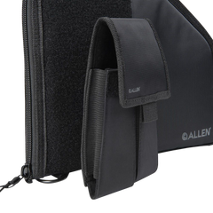 Allen 78-7 Pistol Case with Mag Pouch Black Nylon - Fits Compact Handguns — view 3