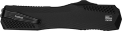 Kershaw Livewire 9000BLK 3.3" OTF Spear Point Plain Black DLC CPM MagnaCut Automatic Knife — view 3