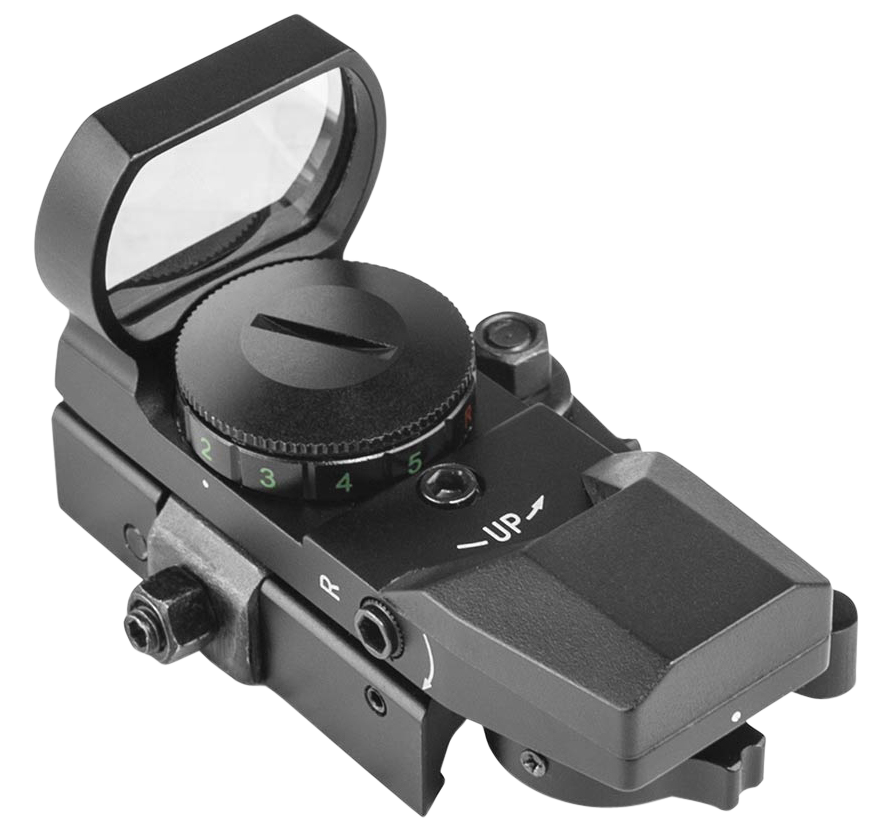 NcSTAR D4RGBQ Reflex Optic 1x 3 MOA Red/Green 4 Reticle CR2032 Black Anodized — view 3