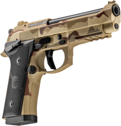 Beretta 92XI Combat 9mm Luger 4.7" 18+1 SAO Pistol - DCU Camo Cerakote — view 3