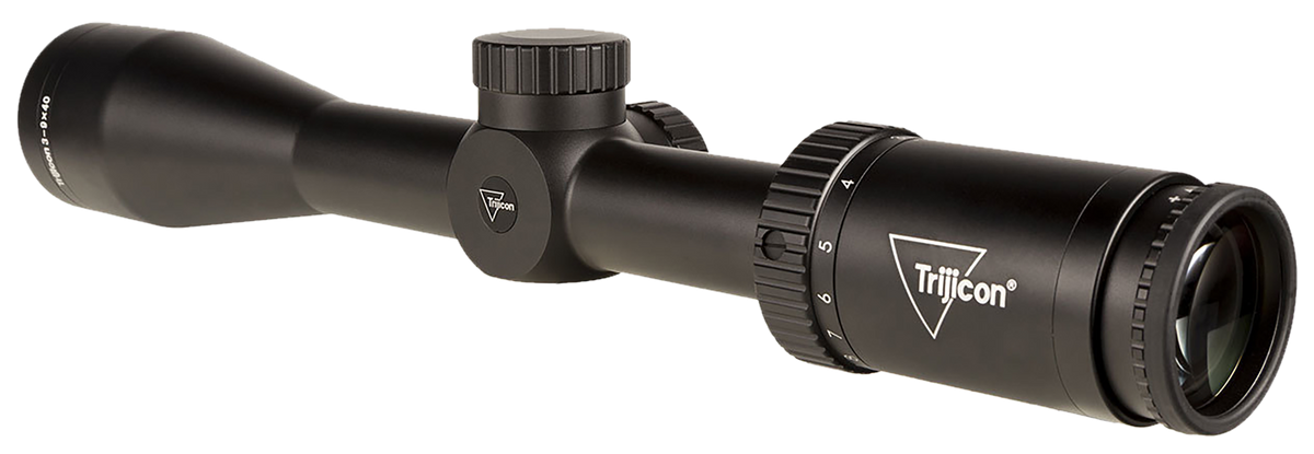 Trijicon Huron 3-9x40mm 1" Tube Satin Black German #4 Crosshair Riflescope — view 3
