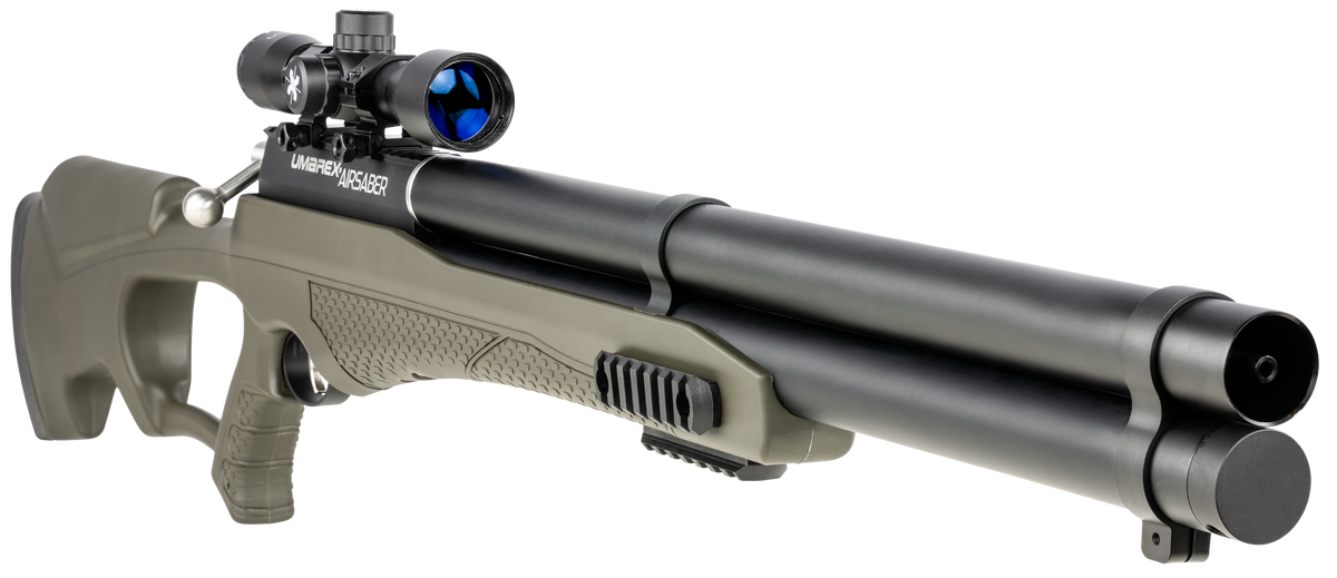 RWS Umarex AirSaber Combo PCP 350gr Arrow 1-Shot 41" Bolt Action Air Rifle w/ Axeon 4x32mm Scope — view 3