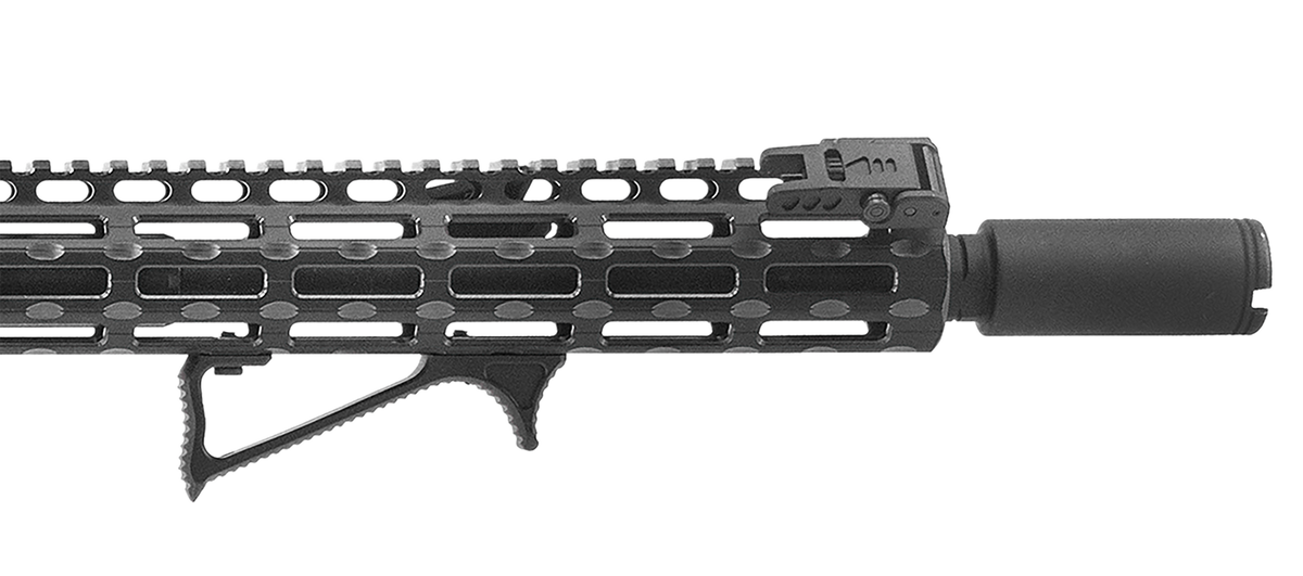 Leapers UTG Ultra Slim Angled M-LOK Foregrip - Matte Black Anodized 6061-T6 Aluminum — view 3