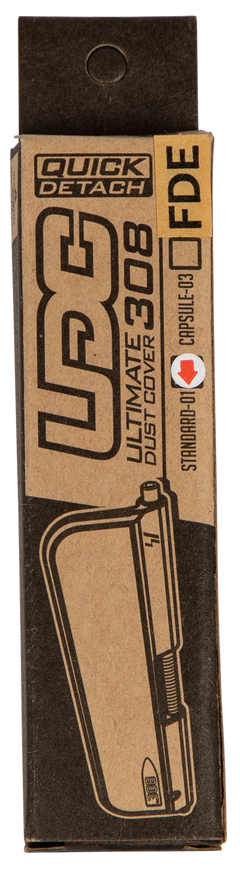 Strike Industries Ultimate Dust Cover AR-10 .308 3.46" Flat Dark Earth Polymer — view 3