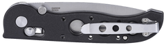 Columbia River CRKT M16-02X 3.11" Folding Tanto Plain Stonewashed D2 Steel Black Grivory Handle — view 3