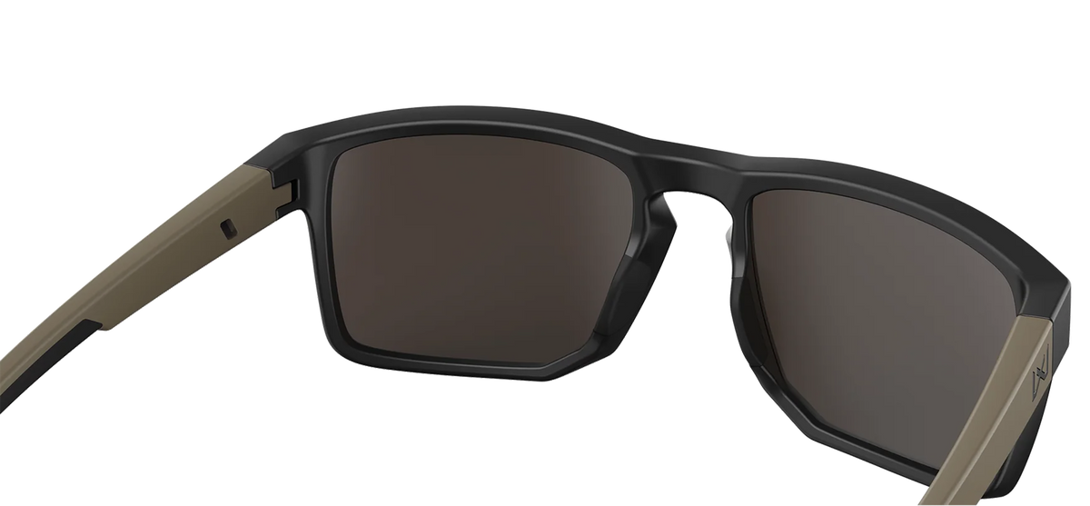 Wiley X Founder AC6FND04 CAPTIVATE Tungsten Mirror Lens Matte Black/Tan Frame Safety Glasses — view 3