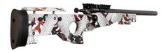 Crickett KSA2150-AMD Precision Ammendment 22 LR 16.10" 1-Rd Bolt Action Rifle - Red/White 2nd Amendment Synthetic Stock — view 3