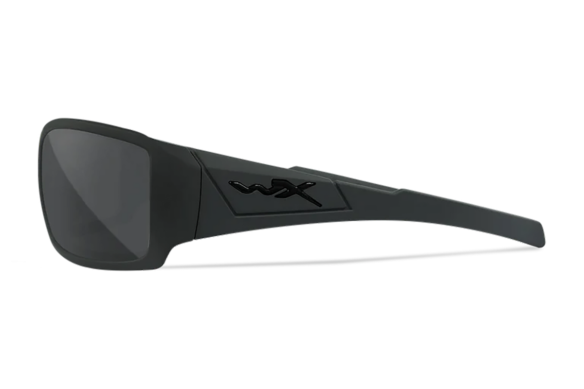Wiley X Twisted M/L Gray Lens Polycarbonate Matte Black Frame Safety Glasses — view 3