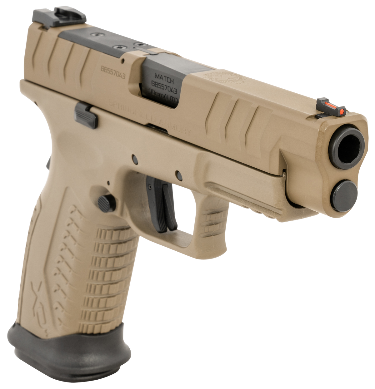 Springfield Armory XD-M Elite OSP 10mm Auto 4.5" 16+1 Semi-Auto Pistol w/ HEX Dragonfly - FDE — view 3
