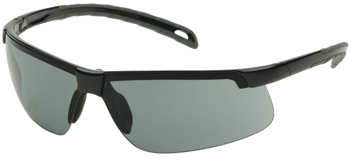 Pyramex Everlite Safety Glasses Gray Anti-Fog Lens Black Frame — view 3