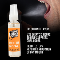 Dead Down Wind 1240BC Mouth Spray Odor Eliminator Mint Scent 2 oz — view 3