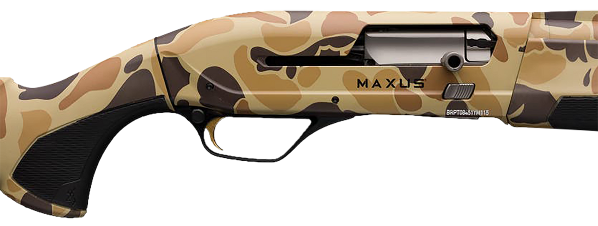 Browning Maxus II 12 Gauge 3.5" 4+1 28" Barrel Semi-Auto Shotgun - Vintage Tan Camo — view 3