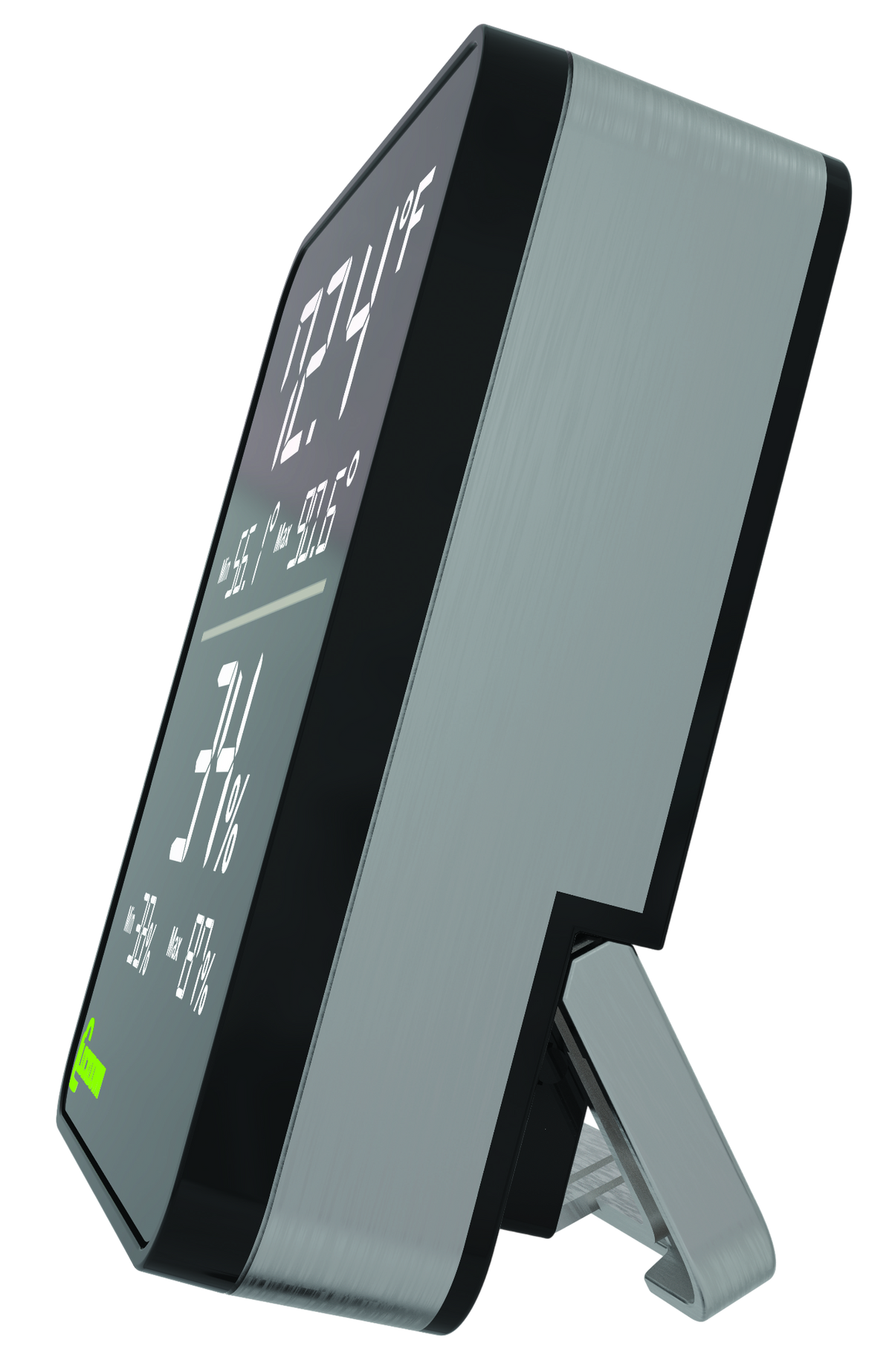 Battenfeld Lockdown 1116792 Wireless Hygrometer w/ Remote Sensor Black/Silver — view 3