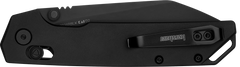Kershaw Iridium 3.45" Folding Reverse Tanto Plain D2 Black Oxide - Black Aluminum — view 3