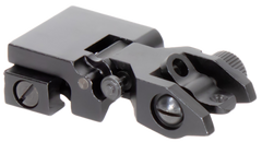 Aim Sports MT201 AR-15 Low Profile Rear Flip Up Sight - Black Anodized — view 3