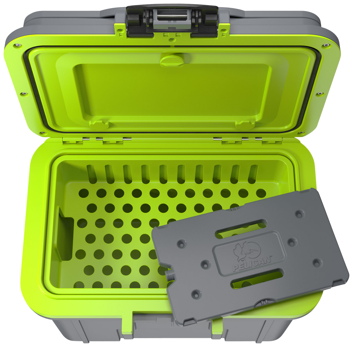 Pelican 8QT Elite Cooler Dark Gray / Green — view 3